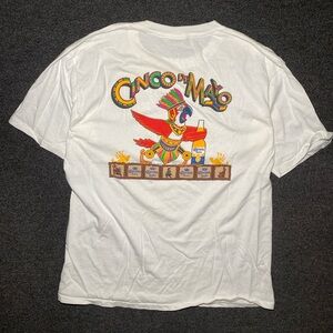 Vintage corona extra beer cinco de mayo graphic single stitch shirt size large